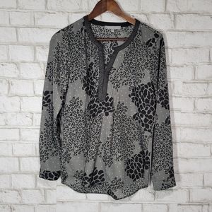 Daniel Rainn Printed Lightweight Blouse